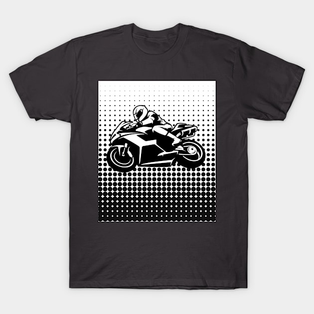 Motorbike T-Shirt by JunniePL